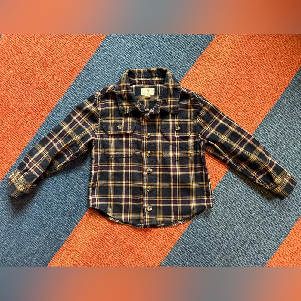 Banana Republic Baby Plaid Flannel Shirt